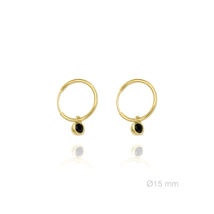 PENDIENTES AROS LISOS