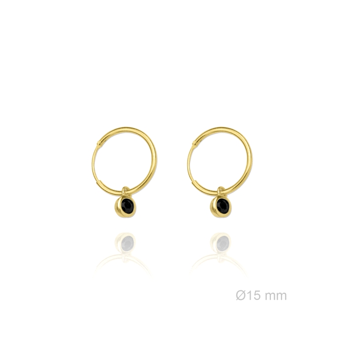 PENDIENTES AROS LISOS