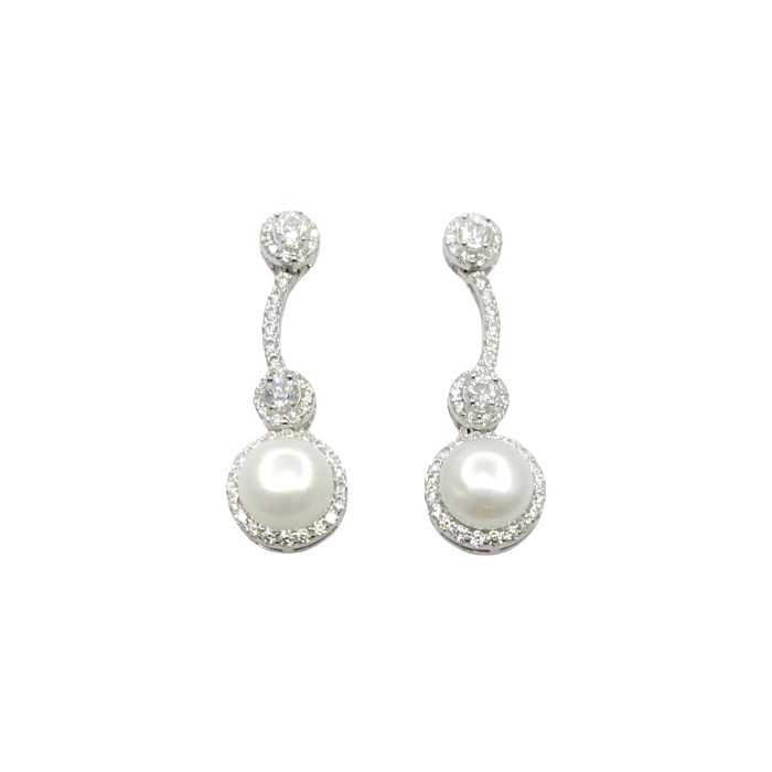PENDIENTES PERLA LARGOS